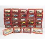 A group of diecast MATCHBOX MODELS OF YESTERYEAR vans in maroon coloured boxes - all Code 2