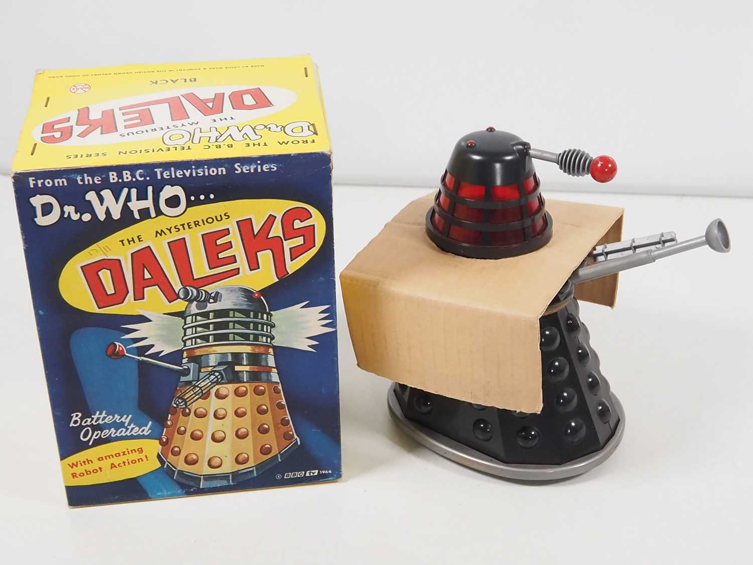 A group of MARX vintage 1960s Dr Who Dalek toys comprising an original 1965 issue battery operated - Image 2 of 9