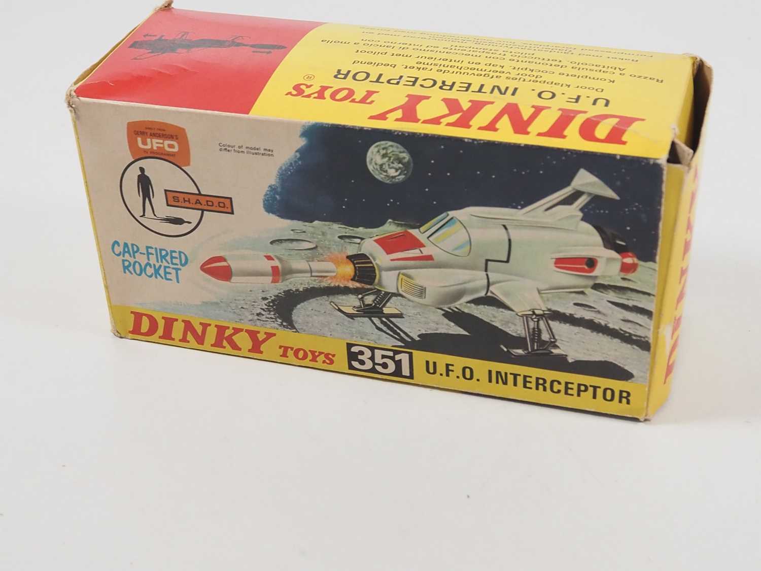 A DINKY 351 Gerry Anderson's 'UFO' Interceptor in metallic green with missile, pictorial card box - Image 8 of 10