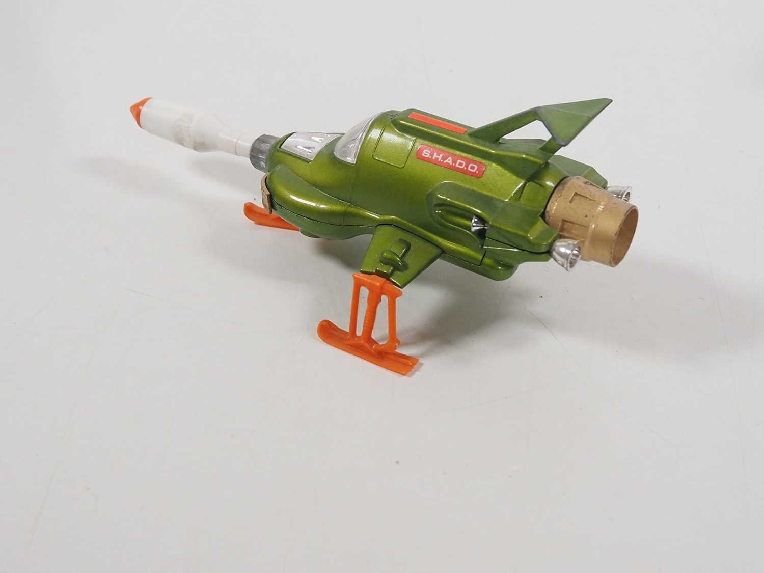 A DINKY 351 Gerry Anderson's 'UFO' Interceptor in metallic green with missile, pictorial card box - Image 7 of 10