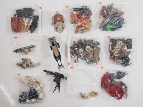 A large group of PALITOY / KENNER vintage Star Wars figures and accessories, a number of figures