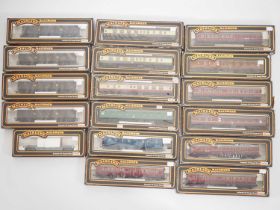A group of MAINLINE boxed OO gauge coaches, vans and wagon - VG in G/VG boxes (17)