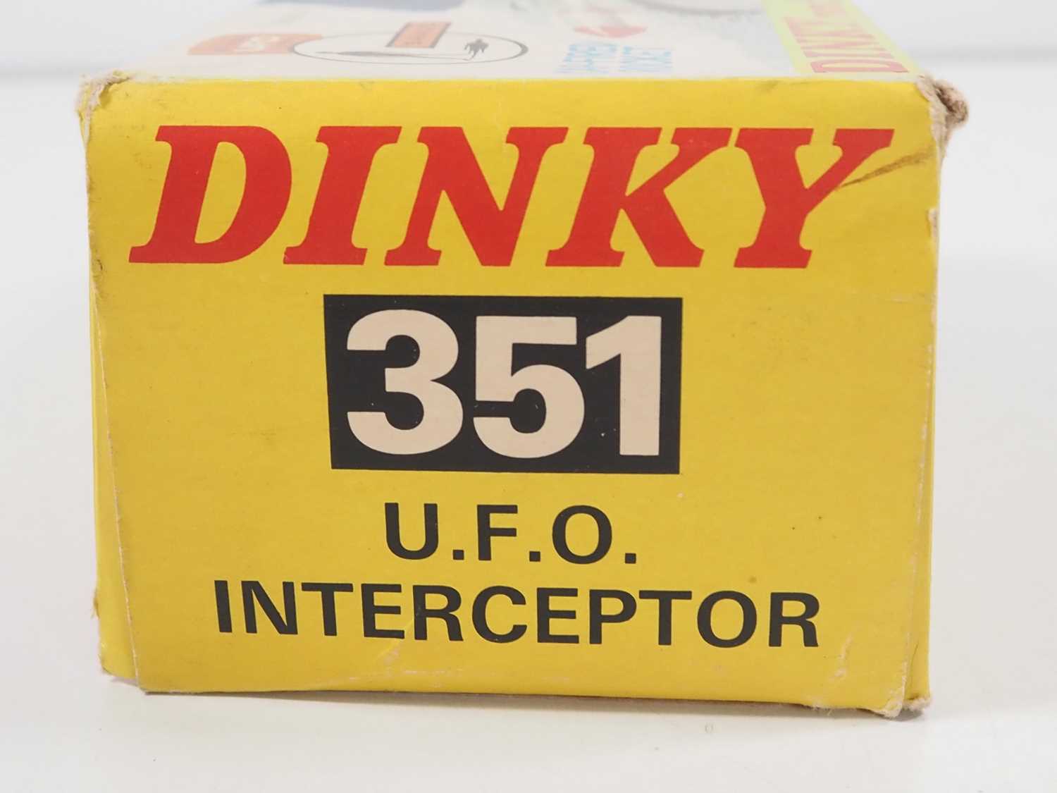 A DINKY 351 Gerry Anderson's 'UFO' Interceptor in metallic green with missile, pictorial card box - Image 10 of 10