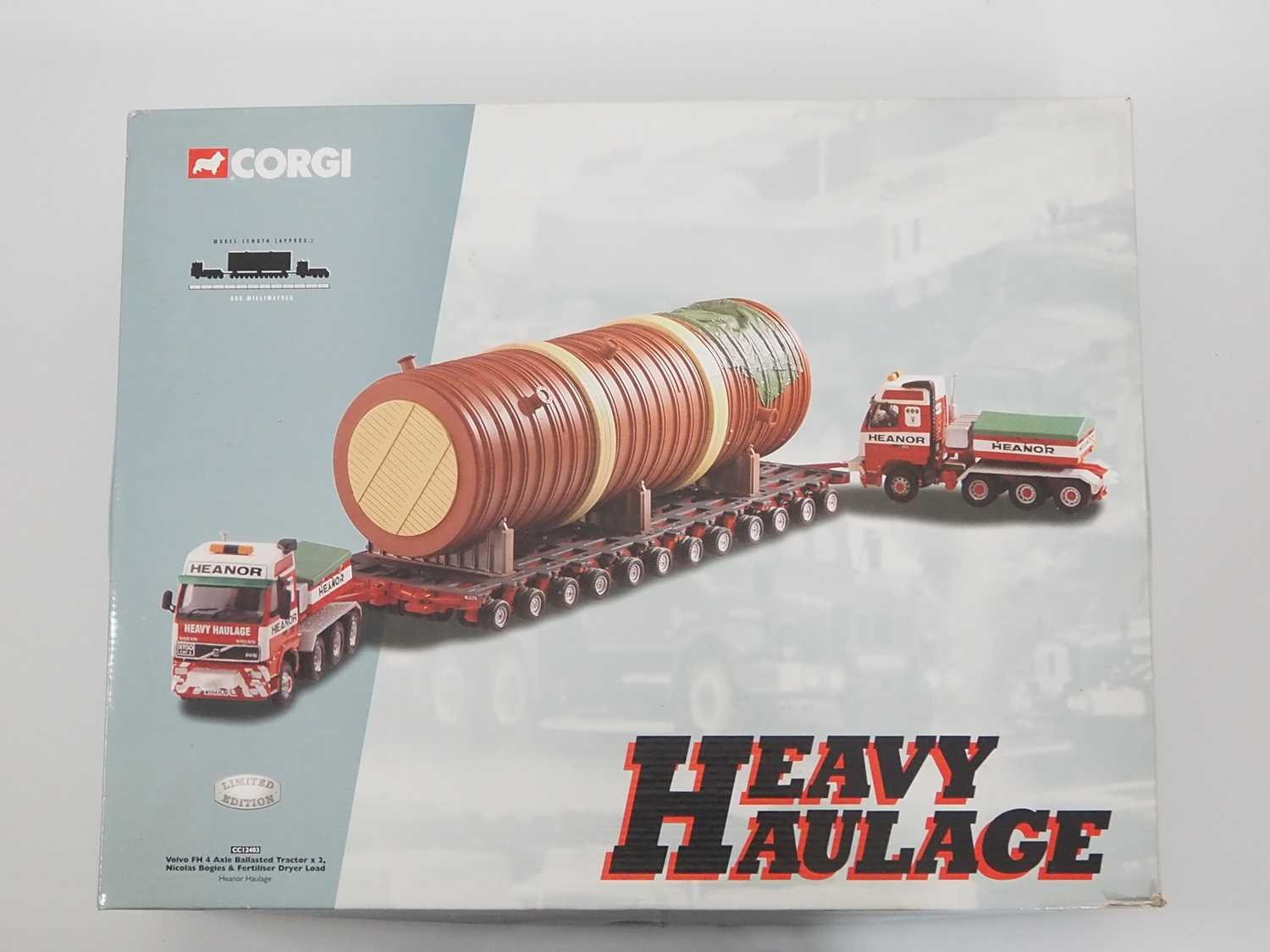 A CORGI 1:50 scale CC12403 Heavy Haulage set in Heanor livery - appears unused - VG/E in VG box - Image 4 of 5