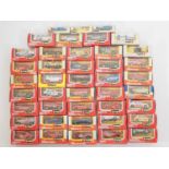 A large quantity of BBURAGO 1:43 scale diecast cars in original boxes - VG in G/VG boxes (42)