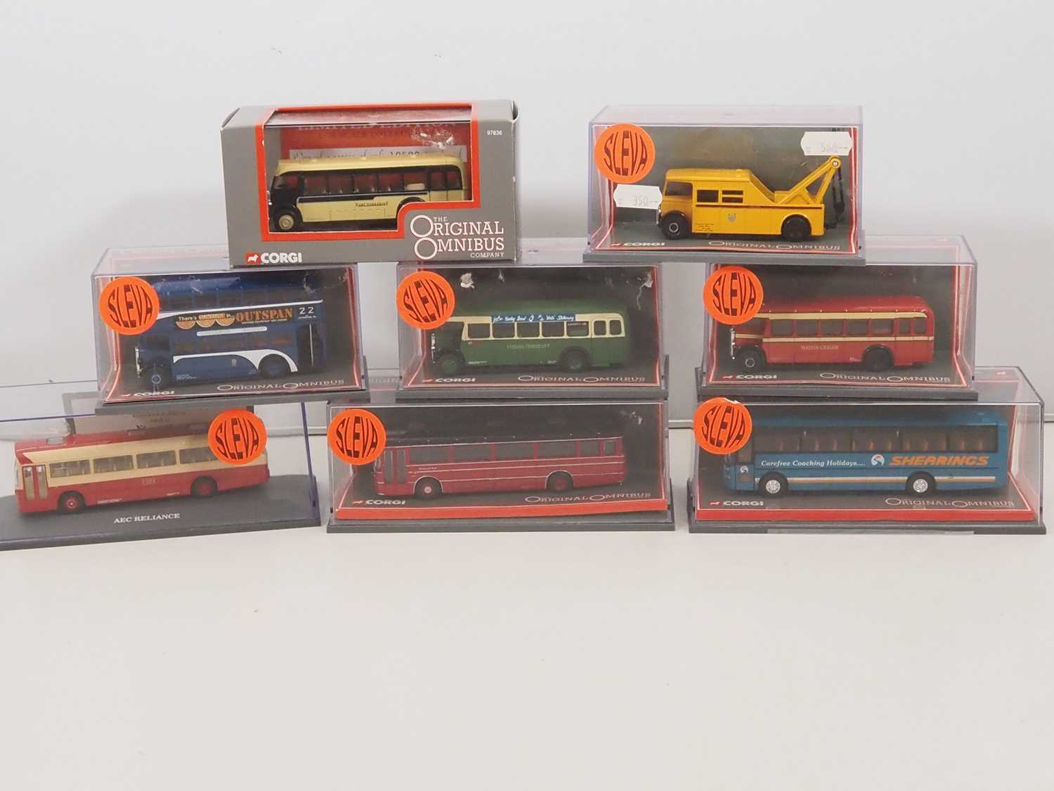 A quantity of 1:76 scale diecast buses by CORGI OOC all in original boxes - VG/E in VG boxes (8)