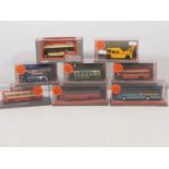 A quantity of 1:76 scale diecast buses by CORGI OOC all in original boxes - VG/E in VG boxes (8)