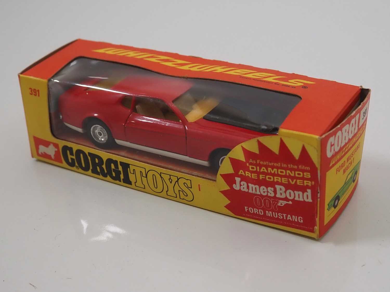 A CORGI 391 diecast 'James Bond Diamonds Are Forever' Ford Mustang Mach 1 with red body, white - Image 4 of 5