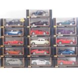 A mixed group of MAISTO 1:18 scale diecast cars - all as new - VG/E in VG boxes (16)