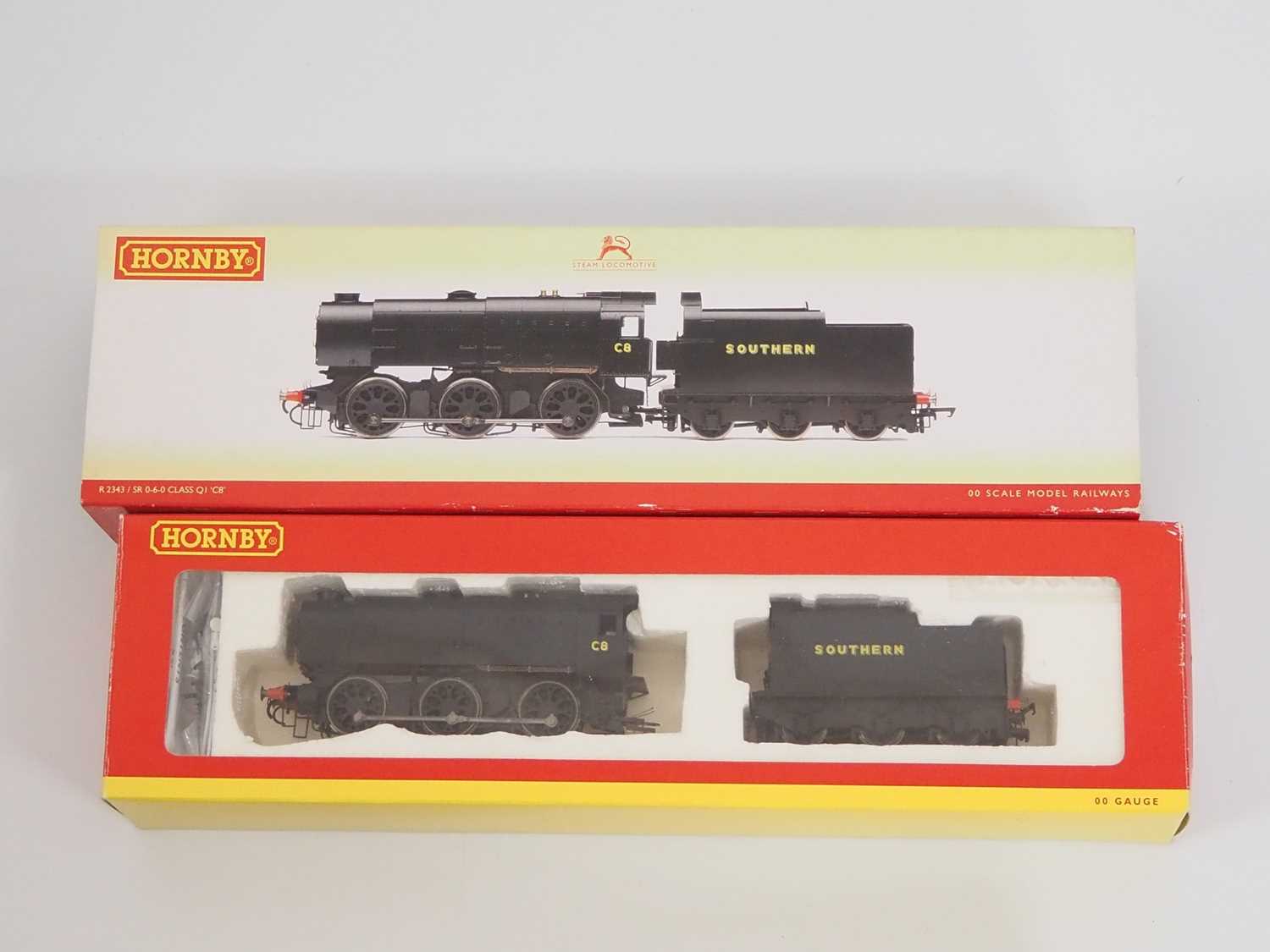 A pair of HORNBY (China) OO gauge steam locomotives comprising a class Q1 and a Drummond 700 class - Image 2 of 4