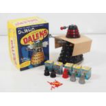 A group of MARX vintage 1960s Dr Who Dalek toys comprising an original 1965 issue battery operated