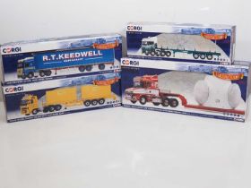 A group of CORGI 1:50 scale diecast articulated lorries - VG/E in G/VG boxes (4)