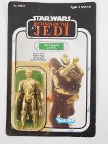 A STAR WARS 'Return of the Jedi - See-Threepio (C3PO) figure by KENNER on an original 79 back card -