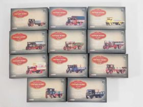 A group of CORGI 1:50 scale diecast 'Vintage Glory of Steam' Foden and Sentinel steam lorries - VG/E