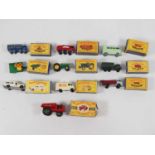 A group of MATCHBOX 1-75 series diecast vehicles together with a King Size example in type B,C,D and