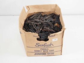 A large box of TT gauge track, 4 x boxes/crates - G (unboxed) (Q)