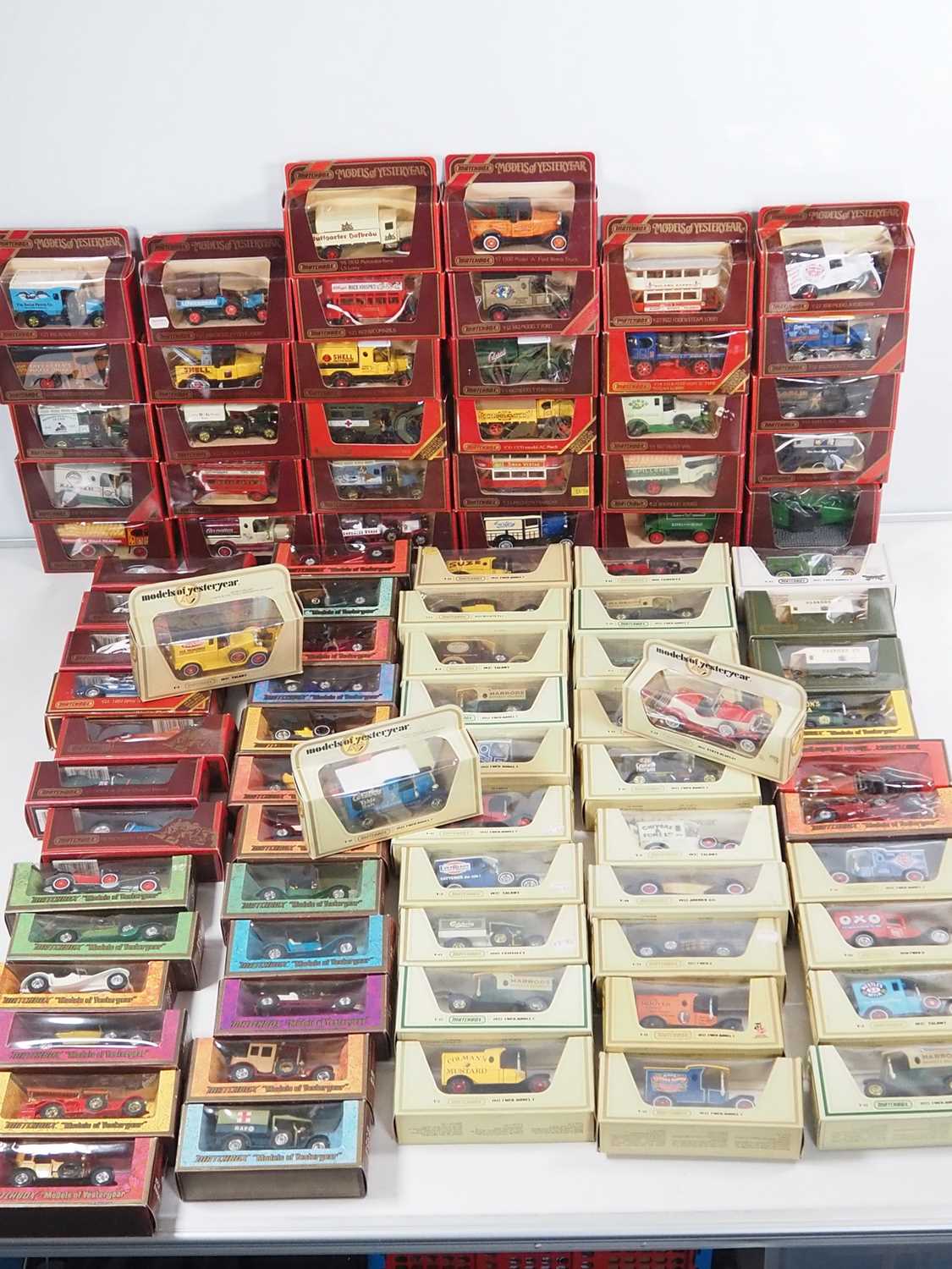 A very large quantity of diecast MATCHBOX MODELS OF YESTERYEAR in various styles of box - G/VG in