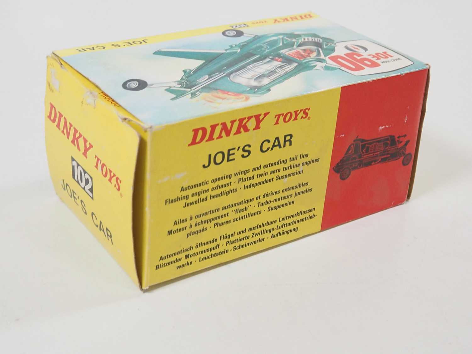 A DINKY 102 diecast 'Gerry Anderson's Joe 90' Joe's Car in metallic blue with blue/white fold out - Image 8 of 9