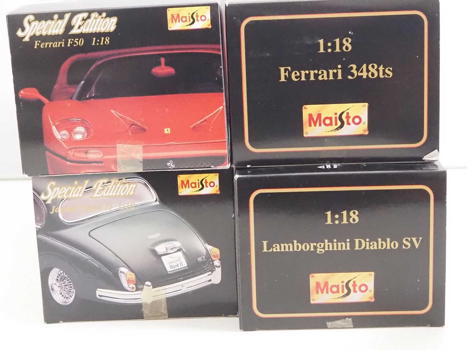 A mixed group of MAISTO 1:18 scale diecast cars - all as new - VG/E in VG boxes (16) - Image 3 of 5