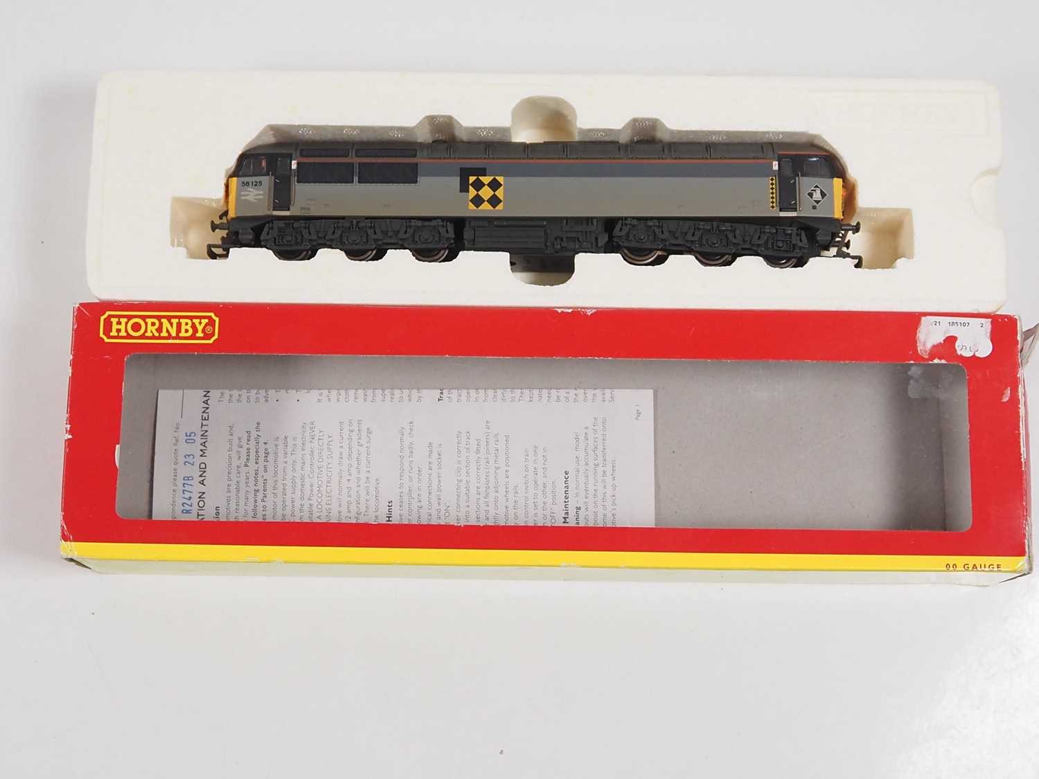 A HORNBY Class 56 diesel locomotive in Railfreight Coal Sector livery in original box together - Image 3 of 6