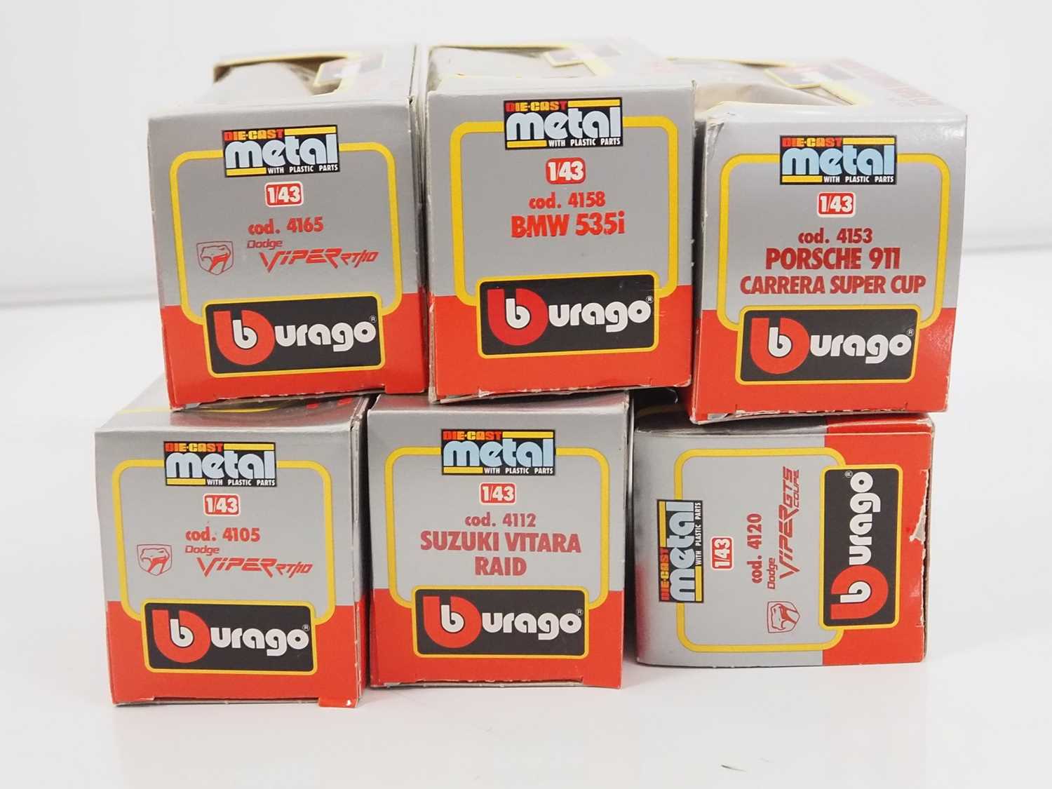 A large quantity of BBURAGO 1:43 scale diecast cars in original boxes - VG in G/VG boxes (42) - Image 5 of 7
