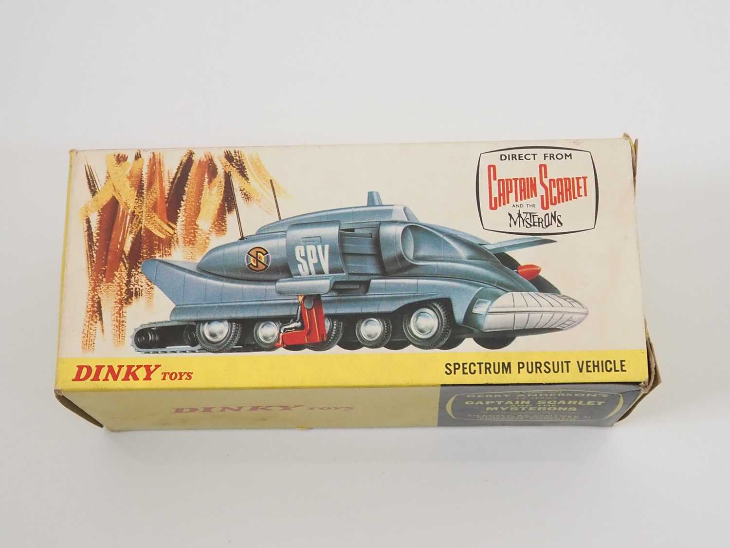 A DINKY 104 diecast 'Gerry Anderson's Captain Scarlet' Spectrum Pursuit Vehicle in original box with - Image 4 of 6