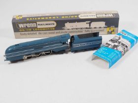 A WRENN W2301 OO gauge Coronation Class streamlined locomotive 'Queen Elizabeth ' in LMS blue -