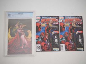 DEADPOOL VOL. 7 #1 (x2 - Unknown Comics Variants), #13 VARIANT VIRGIN COVER GRADED 9.8 (NM/MINT)