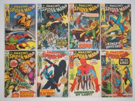 AMAZING SPIDER-MAN #81, 82, 83, 84, 85, 86, 87, 89 (8 in Lot) - (1970 - MARVEL - US & UK Price