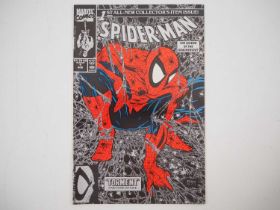 SPIDER-MAN #1 BLUE LIZARD ERROR VARIANT (1990 - MARVEL) - Colour error that affects several panels