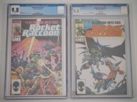 ROCKET RACCOON #1 & 2 (2 in Lot) - (1985 - MARVEL) - GRADED 9.8(NM/MINT) by CGC - The first solo