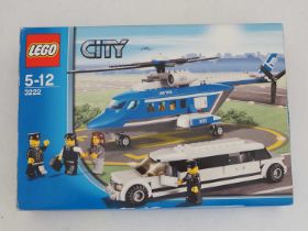 LEGO CITY 3222 -Helicopter and Limousine - In original box with instructions - items built and