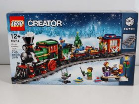 LEGO CREATOR 10254 - Winter Holiday Train - appears complete in original box - all items still