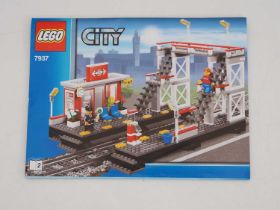 LEGO CITY 7937 - Train Station - appears complete in original box - Packet 1 (Taxi) opened and built