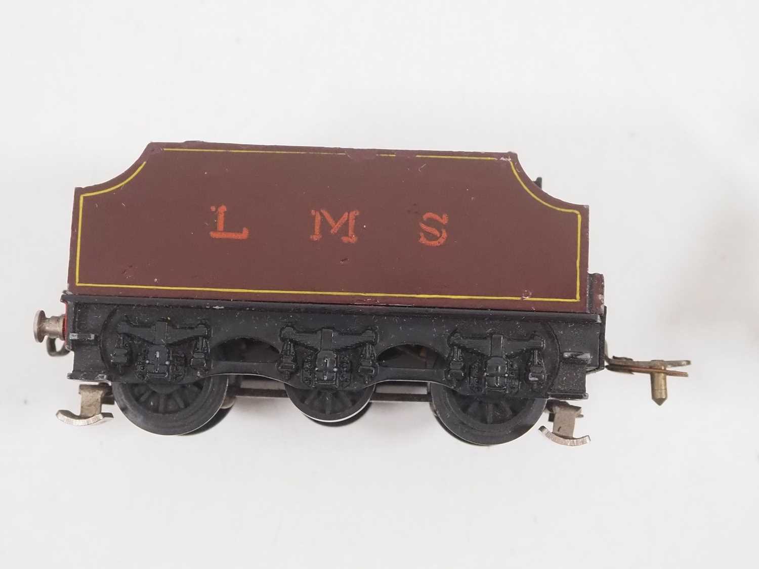 A TRIX TWIN OO/HO gauge 3-rail 4-4-0 Compound steam locomotive in LMS maroon livery numbered - Image 4 of 6