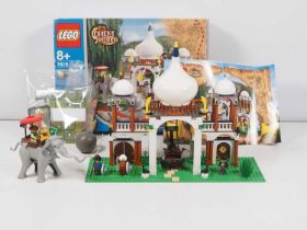 LEGO - ADVENTURERS #7418 - Orient Expedition Scorpion Palace - Complete with board game, cards and