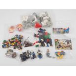 LEGO - CASTLE - A large quantity of parts, accessories and mini-figures to include castle walls,