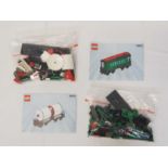 LEGO - TRAIN - 9v My Own Train - A pair of sets comprising #10015 Passenger Wagon (unchecked, with