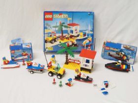 LEGO - CLASSIC TOWN - A group of three Race sets comprising #6334 Wave Jump Racers (part complete