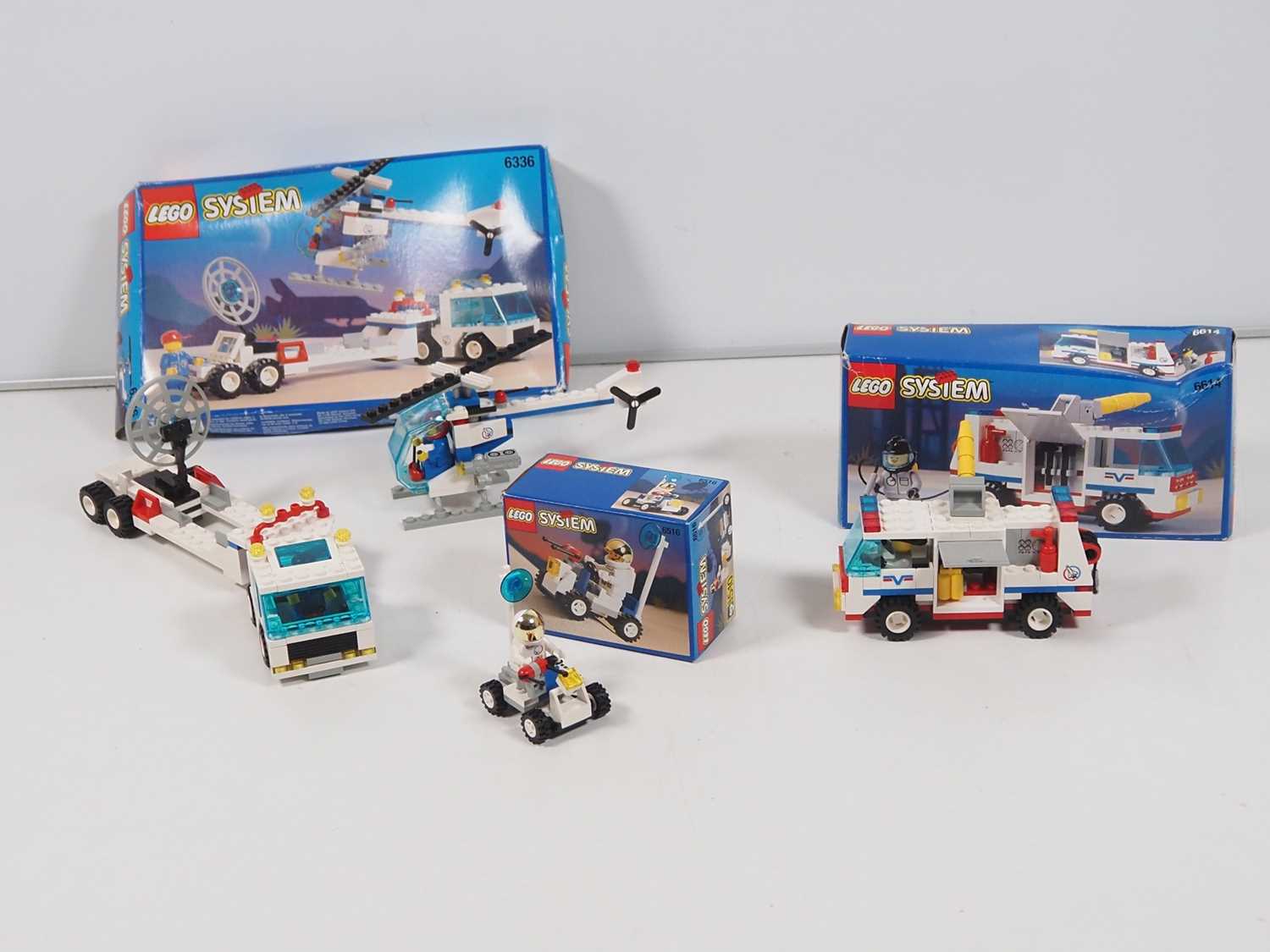 LEGO - CLASSIC TOWN A group of three Launch Command sets comprising #6614 Launch Evac 1, #6336