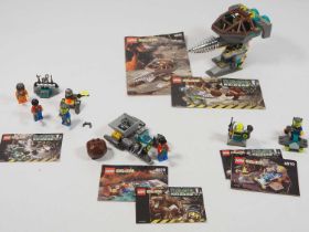 LEGO - A group of four Rock Raiders sets comprising #4910, #4920, #4930 (no instructions, missing '