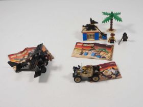 LEGO - ADVENTURERS - A group of three sets #5918 Oasis Ambush, #5928 Bi-Wing Baron and #5938
