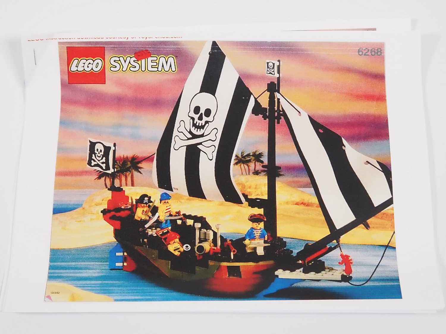 LEGO - PIRATES #6268 Renegade Runner - complete with box and printed instructions - Bild 2 aus 5