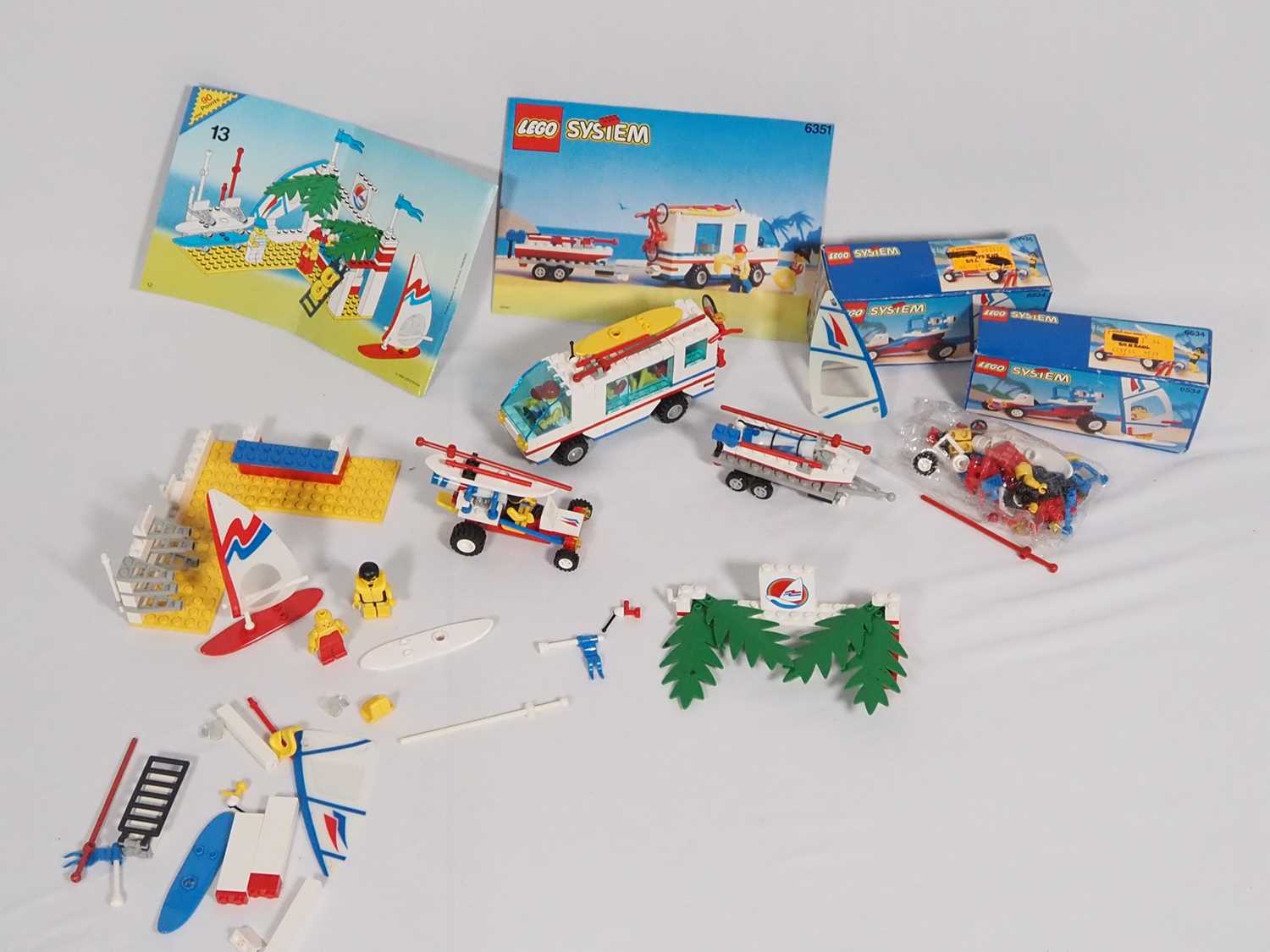 LEGO - CLASSIC TOWN - A group of four sets comprising #6351 (complete with instructions), #6534 x