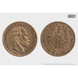 Preussen 20 Mark Gold 1887 A, 7,96 g, Zustand ...