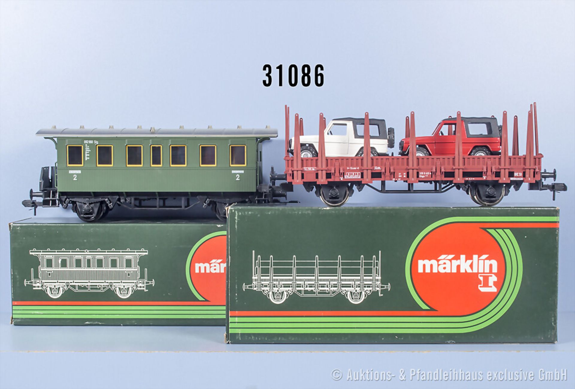 2 Märklin Profi 1 Wagen, dabei 5801 und 48458, Z 1, in ...