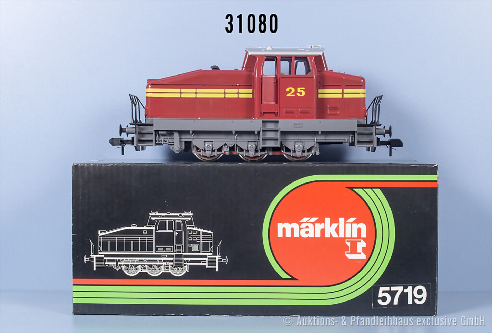 Märklin Profi 1 5719 Industriediesellok DHG 500, BN 25, Z 1, in ...