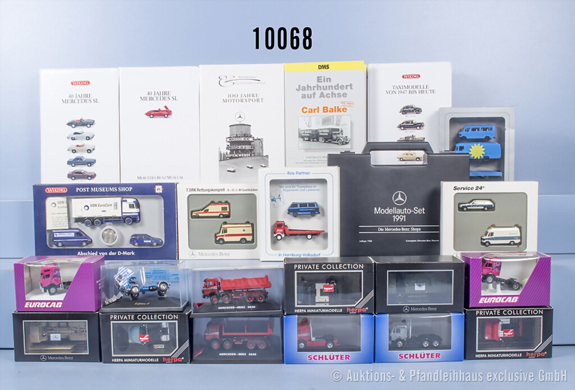 12 Modelle und 11 Setpackungen, H0, u.a. Herpa, Wiking, Z 0, ...