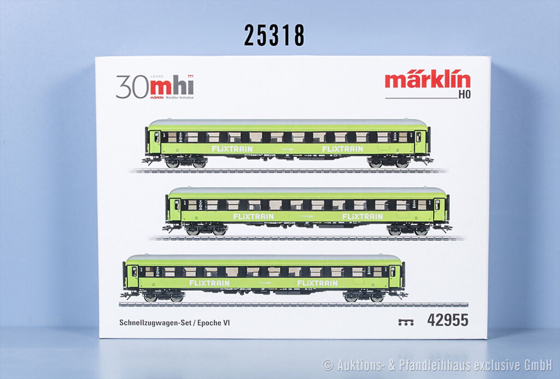 Märklin H0 42955 Wagenset Flixtrain, Z 1-2, in ...