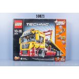 Lego Tieflader mit Powerfunktion 8109, geöffnet, mit Bauanleitungen, Originaltüten der ...
